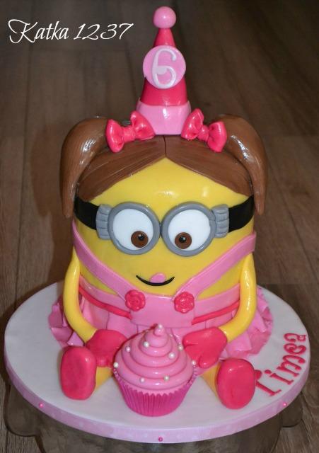 dievčenský mimoň, torta, Rozprávkové torty dievčenský mimoň, torta, Rozprávkové torty, katka1237, 1