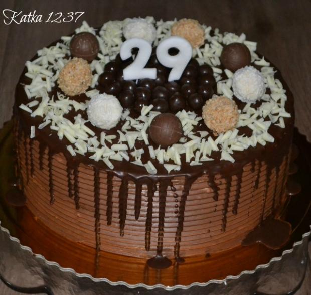 čokoládová k 29 narodeninám, torta, Čokoládové torty, katka1237, 1