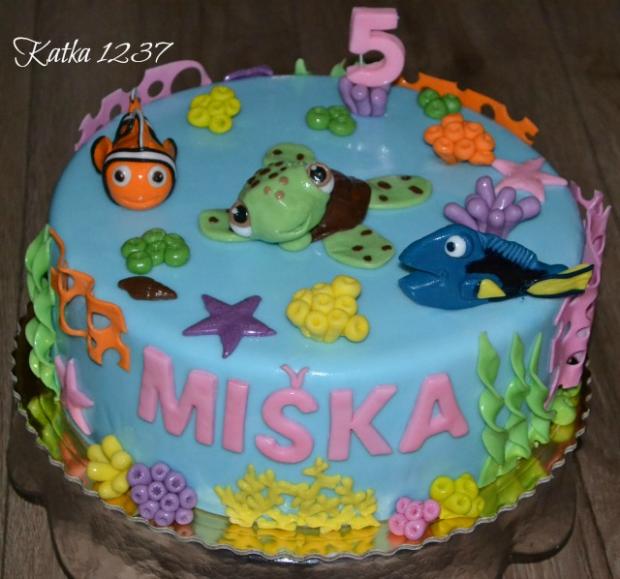 Nemo a kamaráti, torta, Rozprávkové torty Nemo a kamaráti, torta, Rozprávkové torty, katka1237, 1