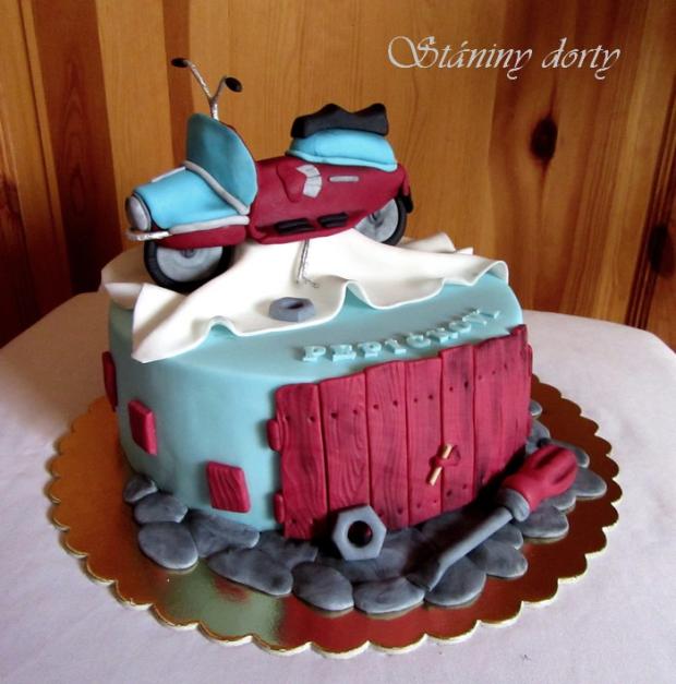 Skútr, torta, Narodeninové torty Skútr, torta, Narodeninové torty, Stániny dorty, 1