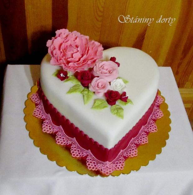 Srdce , torta, Narodeninové torty, Stániny dorty, 1