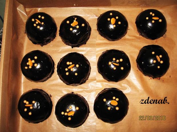 polokoule čokoládovo-kávové, torta, Zákusky, zdenab., 1