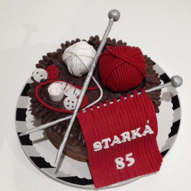 Štrikovanie ..., torta, Narodeninové torty, BetkaV, 1