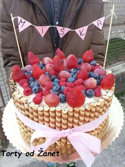 Ovocná torta, torta, Narodeninové torty, Žaneta17, 1