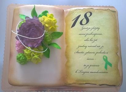 narodeninova na 18 + maturita , torta, Narodeninové torty, Kkaty, 1
