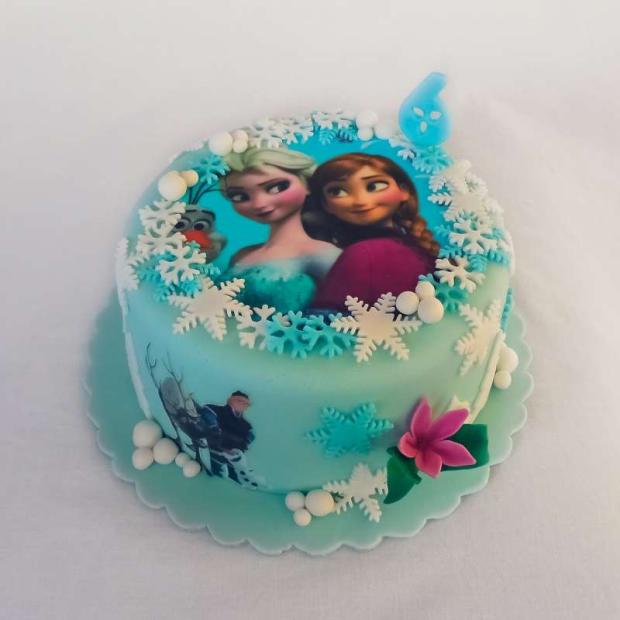 Ledové království, torta, Rozprávkové torty, Jitapa, 1