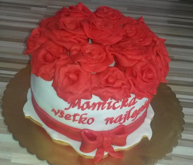 Ruže, torta, Narodeninové torty, KatarínaBA, 1