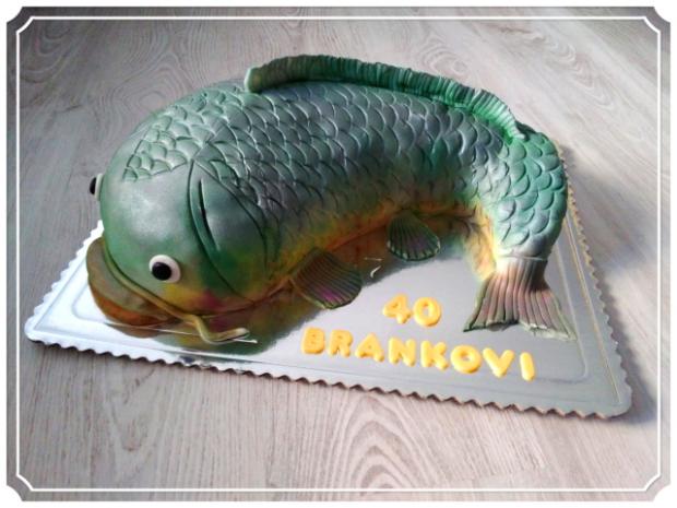 Rybka, torta, Narodeninové torty, dakota14, 1