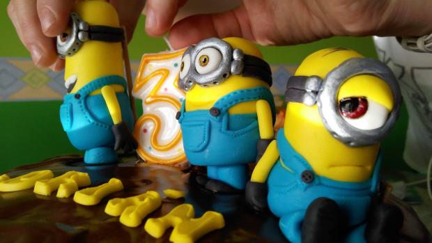 mimoni 3D, torta, Narodeninové torty, crazy sweets, 1