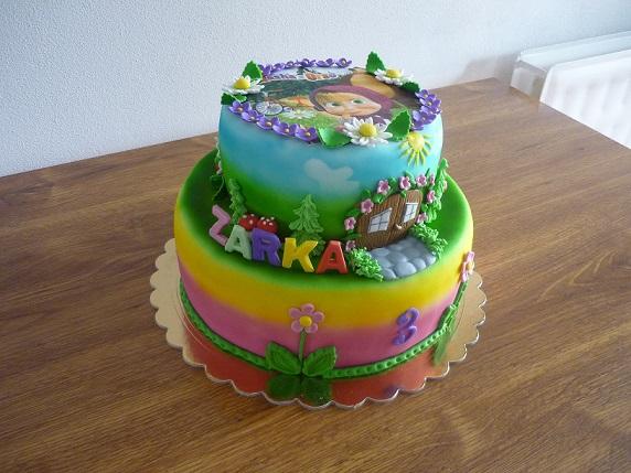 na zelanie s oplatkou, torta, Rozprávkové torty na zelanie s oplatkou, torta, Rozprávkové torty, jarka22, 1