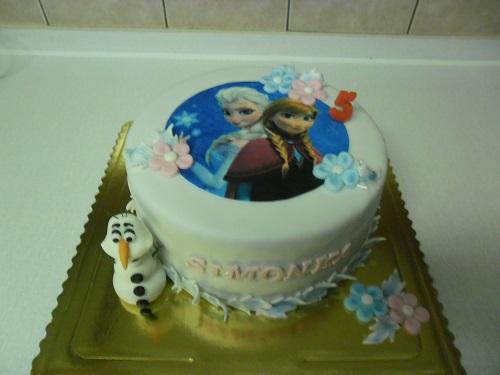 ľadové kráľovstvo, torta, Rozprávkové torty, Ivka29, 1