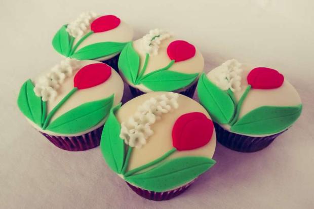 velikonoční cupcaky, torta, Zákusky, Jitapa, 3