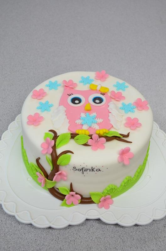 sovička, torta, Torty so zvieratkami, Denisa8, 1