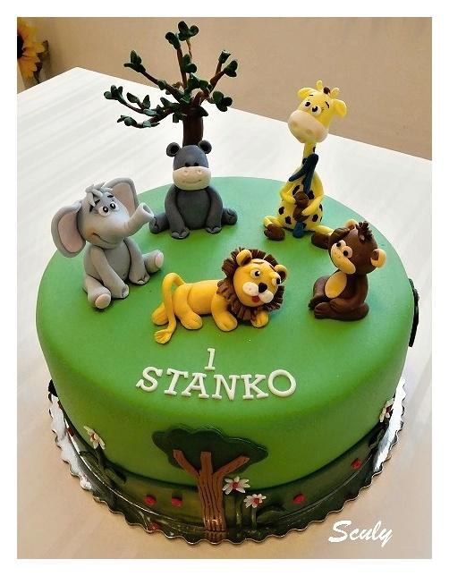 Zvieratká pre Stanka, torta, Torty so zvieratkami Zvieratká pre Stanka, torta, Torty so zvieratkami, Sculy, 1