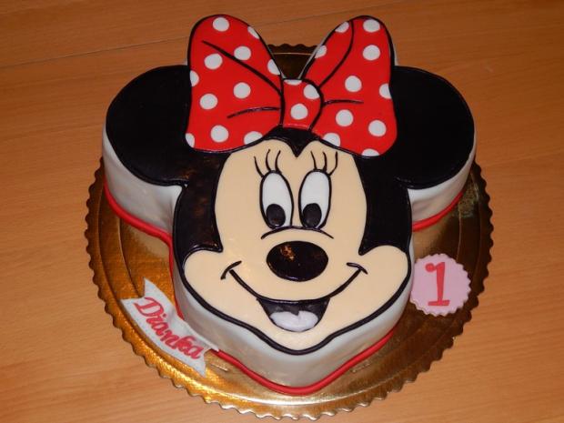Minnie, torta, Rozprávkové torty, Lubka212, 1