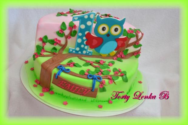 Emily so sovičkou, torta, Torty pre dievčatá, lenca2410, 1
