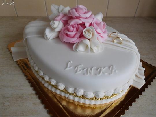 Svadobná, torta, Svadobné torty, AlenaM, 1