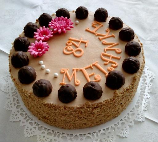 balada o čokoláde a orechoch, torta, Narodeninové torty, Alois, 1