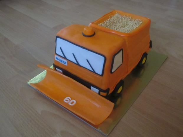 odhrňacie auto, torta, Narodeninové torty, norindela, 1