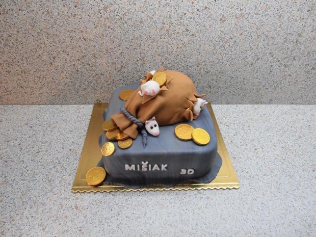 mešec s myškami, torta, Narodeninové torty, nmiriam, 1