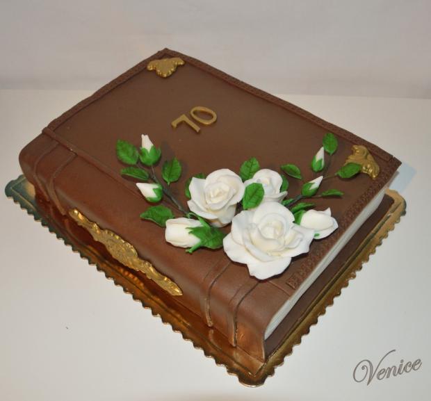 Kniha, torta, Narodeninové torty Kniha, torta, Narodeninové torty, Venice, 1