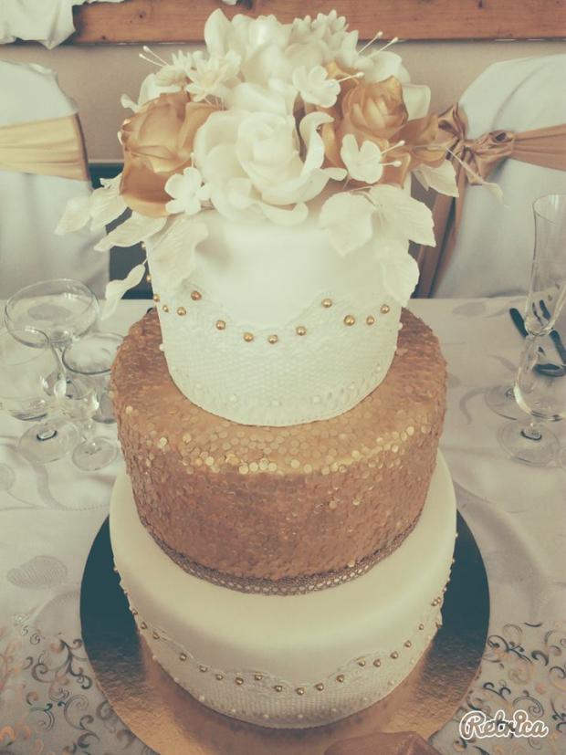 Pohľad zvrchu, torta, Svadobné torty, MARTA torty, 1
