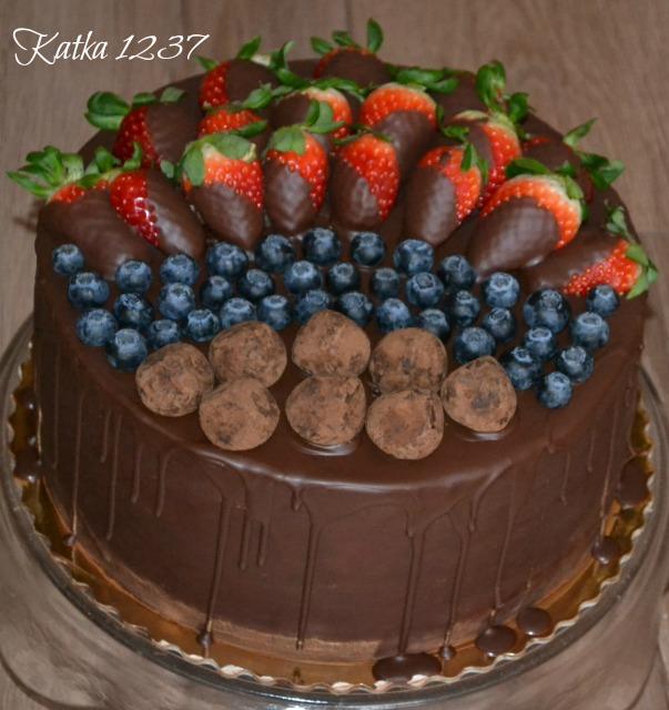 čokoládová s ovocím, torta, Čokoládové torty čokoládová s ovocím, torta, Čokoládové torty, katka1237, 1