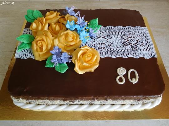 Čokoládová s čipkou, torta, Čokoládové torty Čokoládová s čipkou, torta, Čokoládové torty, AlenaM, 1