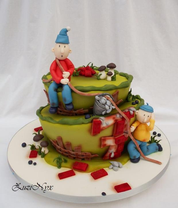 ..Pat a Mat majstrujú.., torta, Rozprávkové torty, ZuziNyx, 1