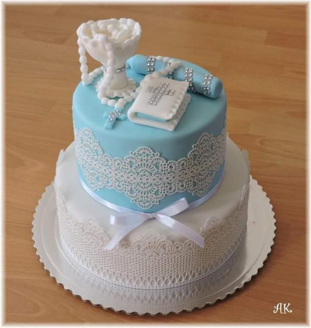 1.sv.príjmanie, torta, Torty na cirkevné sviatky, adinek, 1