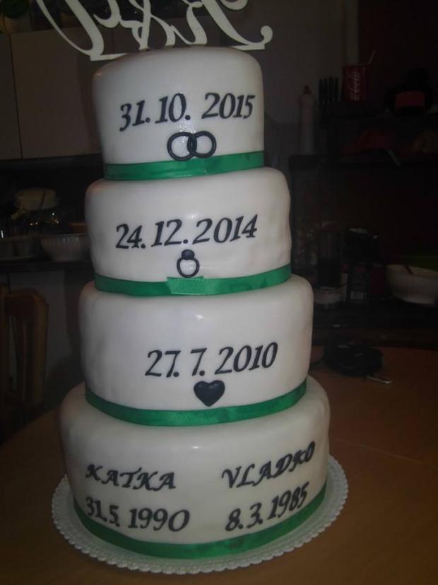 svadobna torta s pribehom odzadu, torta, Svadobné torty, veronika101, 1
