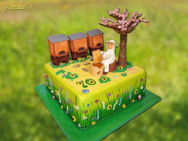 pre včelára, torta, Narodeninové torty pre včelára, torta, Narodeninové torty, anasul, 1