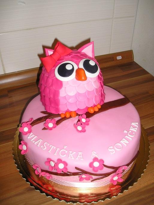 sova 1, torta, Narodeninové torty, dadika, 1