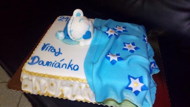 spiaci macko, torta, Torty na krstiny spiaci macko, torta, Torty na krstiny, Lilien Maxova, 1