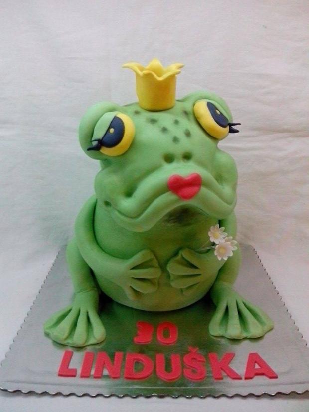 žabka, torta, Narodeninové torty žabka, torta, Narodeninové torty, ildi72, 1