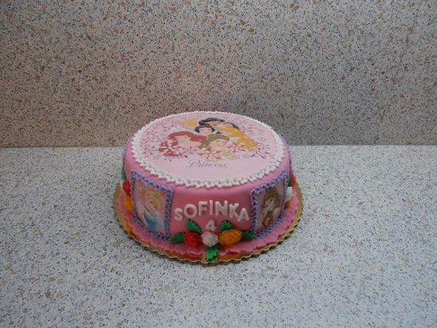 s princeznami, torta, Torty pre dievčatá, nmiriam, 1