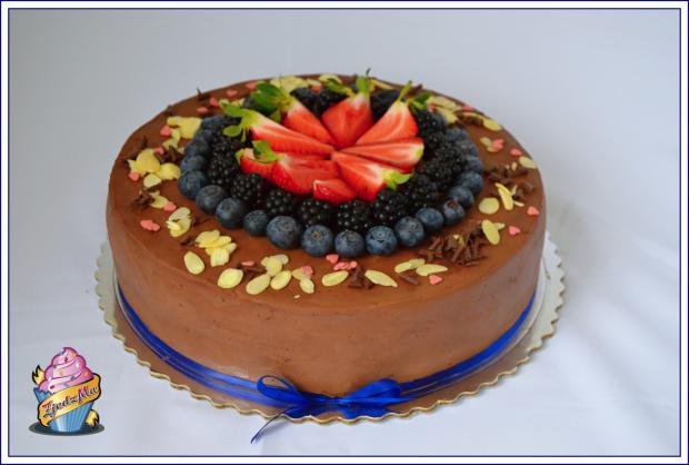 Ovocna cokoladova, torta, Čokoládové torty, zjedz ma, 1