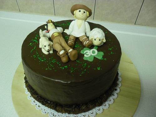 čokoládová :kubko a maťko, torta, Čokoládové torty, Ivka29, 1