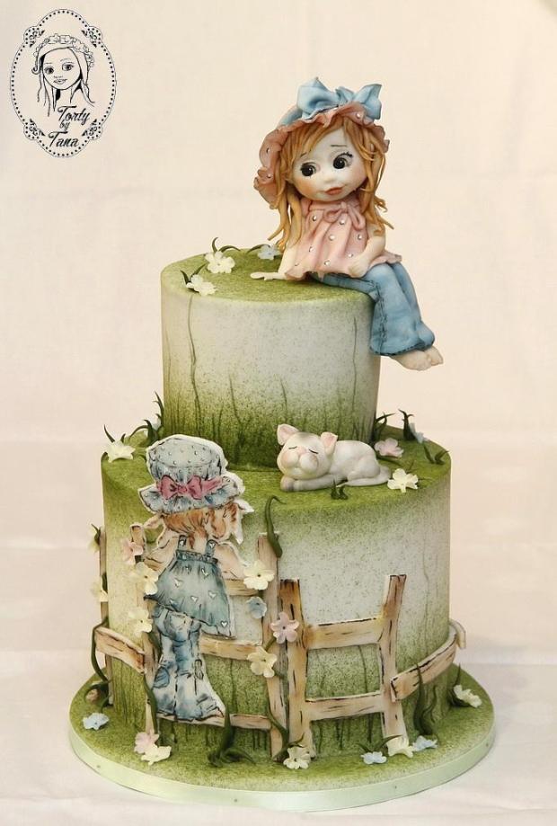 Rozprávková záhrada :-), torta, Torty pre dievčatá Rozprávková záhrada :-), torta, Torty pre dievčatá, grasie, 1