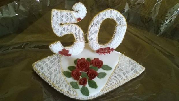 Perník na 50, torta, Zákusky, Majka23, 1