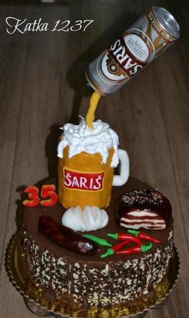 narodeninová ,,chlapská,, , torta, Čokoládové torty, katka1237, 1