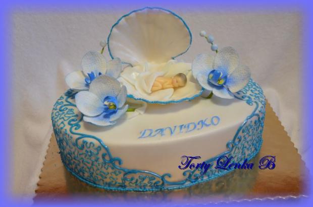 krstova DAVIDKO, torta, Torty na krstiny, lenca2410, 1