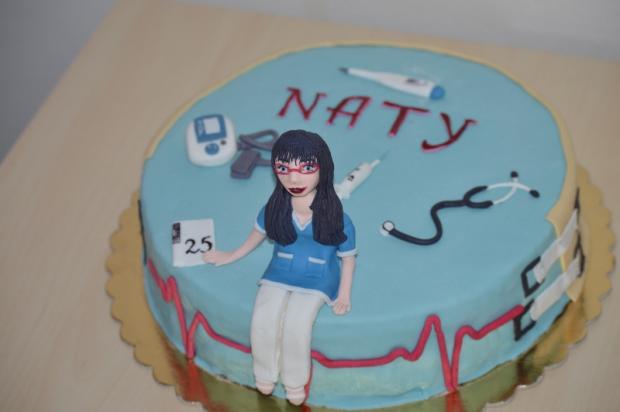 zdravotna sestricka, torta, Narodeninové torty, marci26, 1