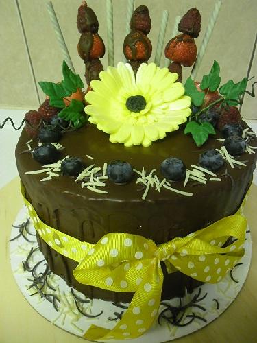 čokoládová k meninám , torta, Čokoládové torty, Ivka29, 1