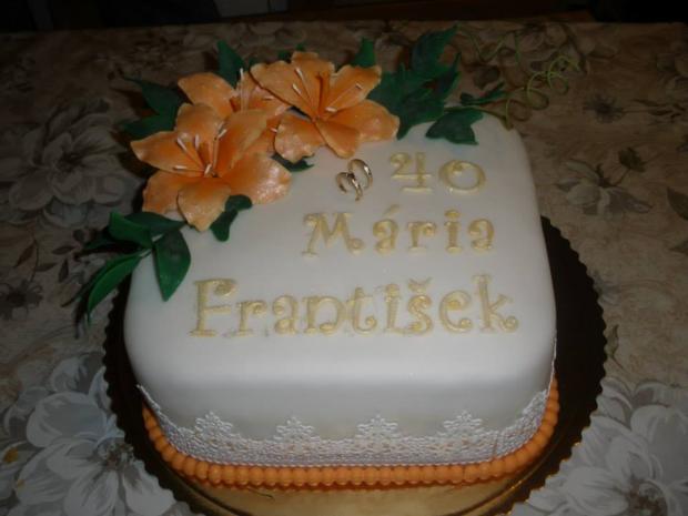výročie sobáša, torta, Svadobné torty, tara19, 1