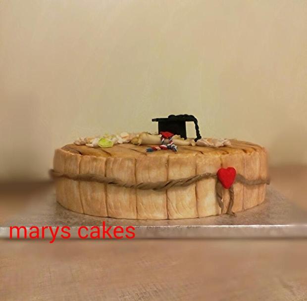 Promočná pre Lucku , torta, Torty - škola, stužková, marys cakes, 2