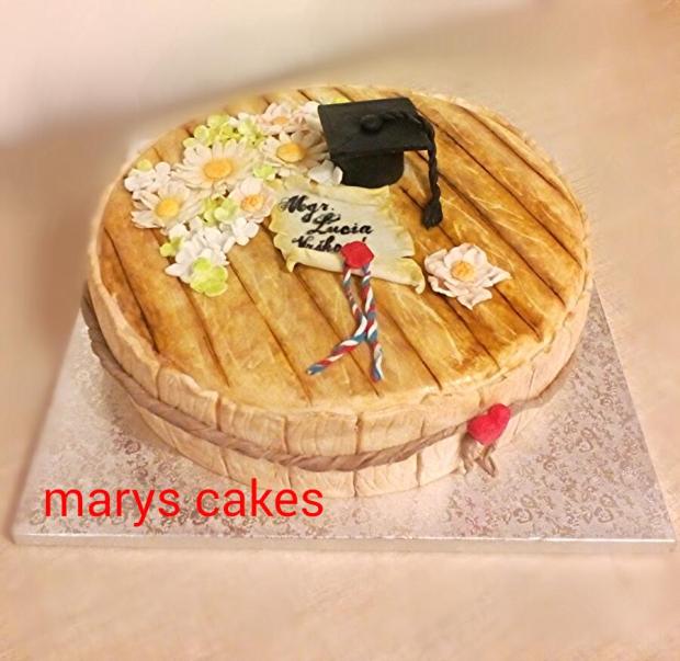 Promočná pre Lucku , torta, Torty - škola, stužková, marys cakes, 1