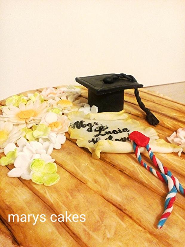 Promočná pre Lucku , torta, Torty - škola, stužková, marys cakes, 3