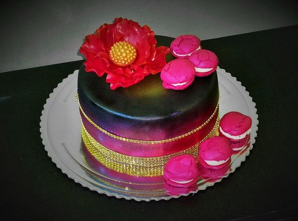  s pokusom o makronky... :(, torta, Narodeninové torty, Danielita13, 1