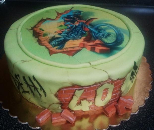pre milovníka motocrosu, torta, Narodeninové torty, adriana.d, 1